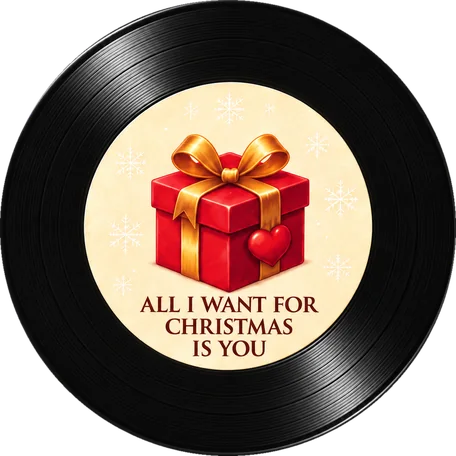 NFC mini vinyl record design